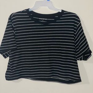 Stripe Crop-Top